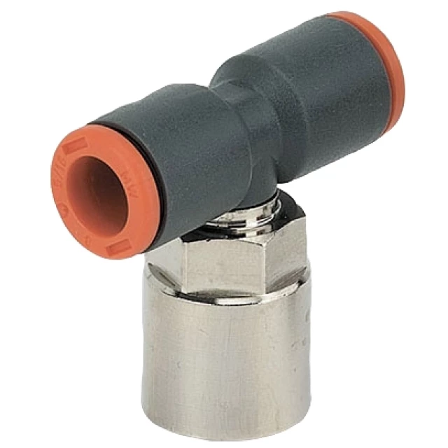 Тройник цанговый с резьбой Metal Work RL35F-6