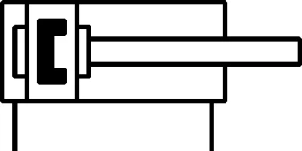 Компактный цилиндр E.MC SF-40-20-S