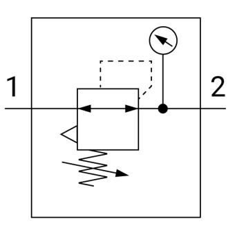Регулятор давления SMC AR40-F06G-N