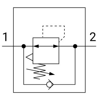 Регулятор давления с обратным клапаном SMC AR40K-F02-1N