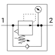 Регулятор давления с обратным клапаном SMC AR40K-F03E-1-D