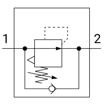Регулятор давления с обратным клапаном SMC AR40K-F06