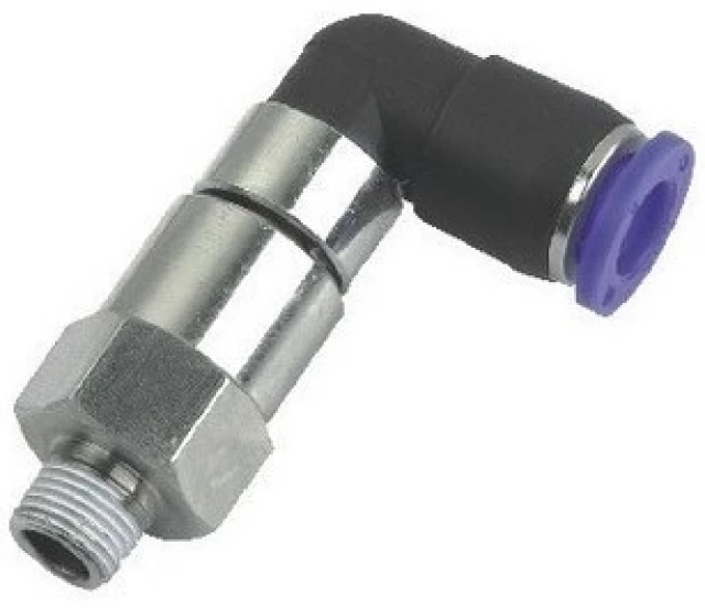 Штуцер цанговый угловой поворотный SNS NHRL 6-M6