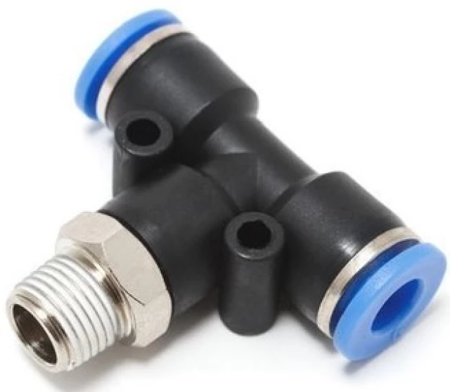 Тройник цанговый с резьбой SNS SPB10-G02