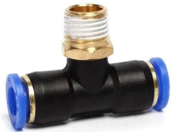Тройник цанговый с резьбой SNS SPB12-02