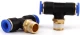 Тройник цанговый с резьбой SNS SPB12-02