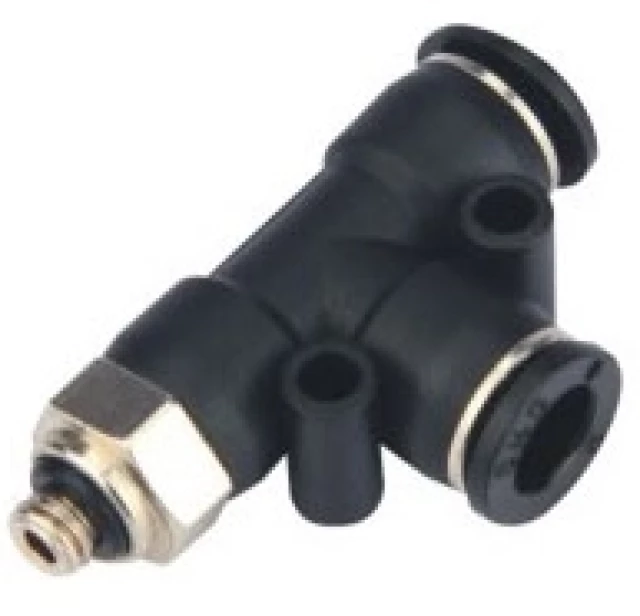 Тройник цанговый с резьбой SNS SPD8-G04
