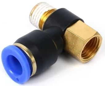 Тройник цанговый T-образный с резьбой SNS SPHF10-02