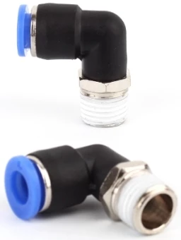 Штуцер цанговый угловой SNS SPL16-G04