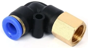Штуцер цанговый угловой SNS SPLF10-04