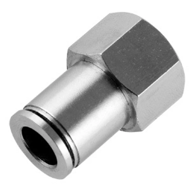 Штуцер цанговый переходной E.MC SPCF08-01P-G из нержавеющей стали
