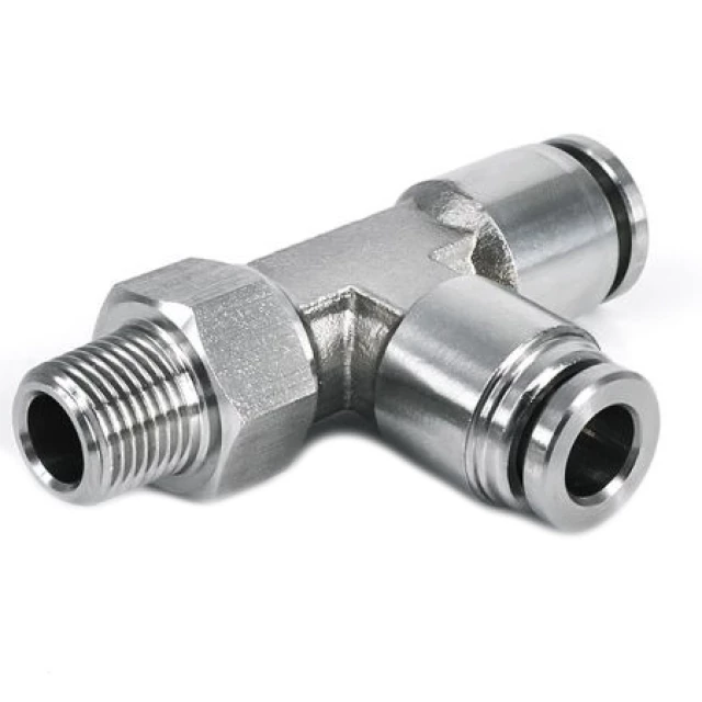 Тройник цанговый с резьбой E.MC SPD12-03P