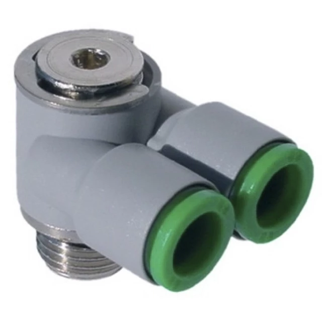 Тройник цанговый с резьбой Pneumax T15B1212