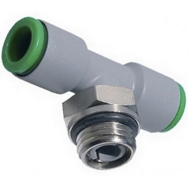 Тройник цанговый с резьбой Pneumax T200414