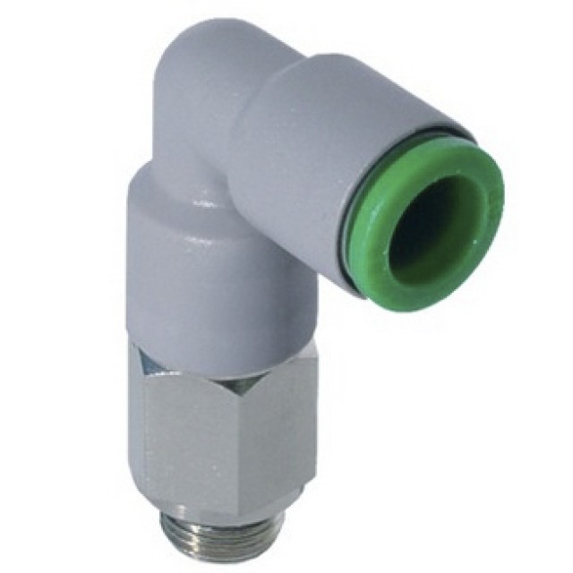 Штуцер цанговый угловой удлиненный Pneumax T22L0814