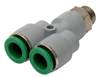 Тройник цанговый с резьбой Pneumax T23G1014