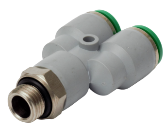 Тройник цанговый с резьбой Pneumax T23G1014