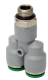 Тройник цанговый с резьбой Pneumax T23G1014