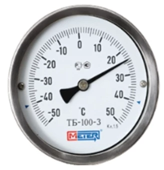 Термометр биметаллический МЕТЕР ТБ-3-100-0...80-100-1,5-0