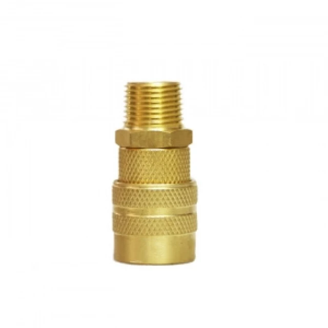 1/2in, БРС серия D, ISO 6150 B, розетка, наружная резьба, латунь TL4DFS-B TITAN LOCK