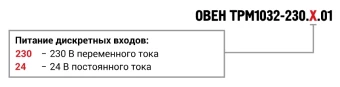 Регулятор для отопления и ГВС с транзисторными ключами ОВЕН ТРМ1032-230.24.01