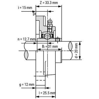 Подшипниковый узел TECHNIX UCF216