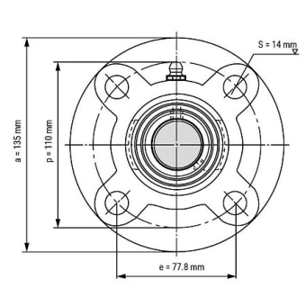 Подшипниковый узел TECHNIX UCFC207