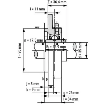 Подшипниковый узел TECHNIX UCFC207