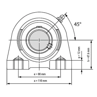 Подшипниковый узел TECHNIX UCPA203