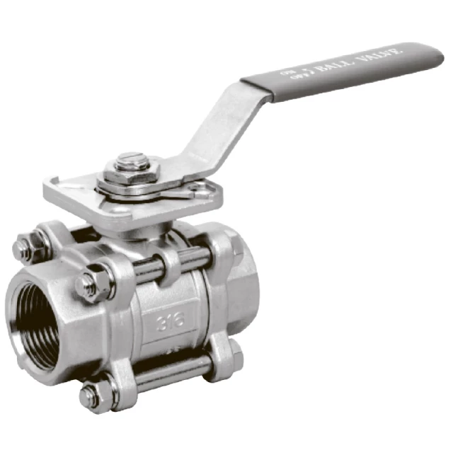Кран шаровой сегментный Camozzi V-3MH-V V3MH-316-PP-010V