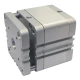 Компактный цилиндр с направляющими Aignep WFA 020 0040