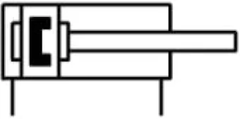 Компактный пневмоцилиндр XCPC ADN-25-125-S-B