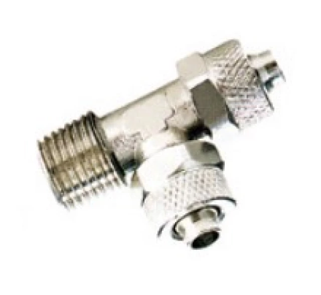 Тройник с резьбой и накидной гайкой XCPC XRPDN-4/2-M6